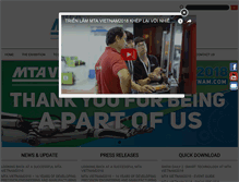 Tablet Screenshot of mtavietnam.com